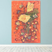 Hasuha no Yume: Dream of the Fading Lotus Canvas Afdruk (Insitu (Houten vloer))