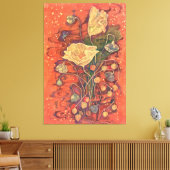 Hasuha no Yume: Dream of the Fading Lotus Canvas Afdruk (Insitu (Woonkamer))