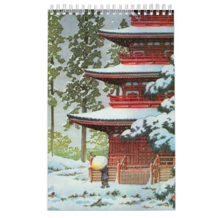 Hasui Kawase Winter Scene Kalender