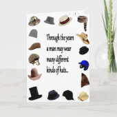 HAT BIRTHDAY CARD KAART (Voorkant)