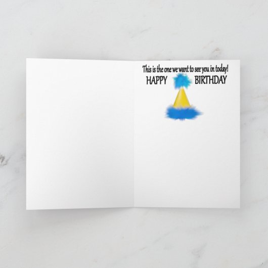 HAT BIRTHDAY CARD KAART (Binnen)