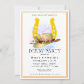  Hat  Derby Party Equestrian Kaart (Voorkant)