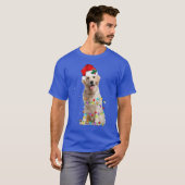 Hat Golden Dogs Lovers van Dog Kerstmis T-shirt (Voorkant volledig)