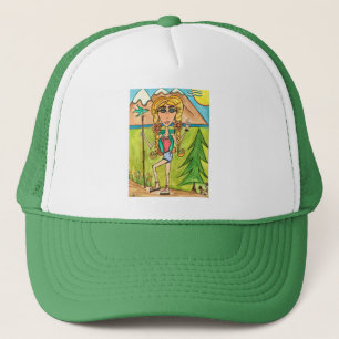 Hat Hiker Girl Trucker Pet