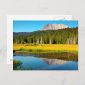 Hat Lake In Lassen Volcanic National Park Briefkaart (Voorkant / Achterkant)
