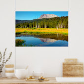 Hat Lake In Lassen Volcanic National Park Poster (Keuken)