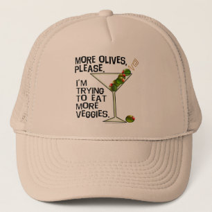 HAT - Meer Olijven. Groenten eten! Trucker Pet