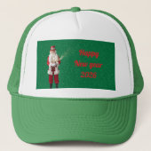 Hat new year red trucker pet (Voorkant)