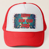 Hat new year  trucker pet (Voorkant)