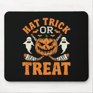 Hat Trick Of Behandeling IJshockeyspeler Halloween Muismat