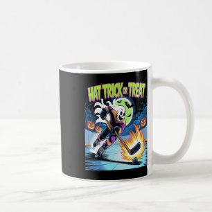 Hat Trick Of Treat Grappig IJshockey Geest Hallowe Koffiemok