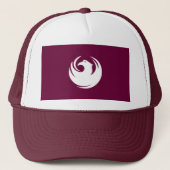 Hat with Flag of Phoenix, Arizona Trucker Pet (Voorkant)