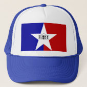 Hat with Flag of San Antonio, Texas, VS Trucker Pet (Voorkant)