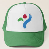 Hat with Flag of Seoul, South Korea Trucker Pet (Voorkant)