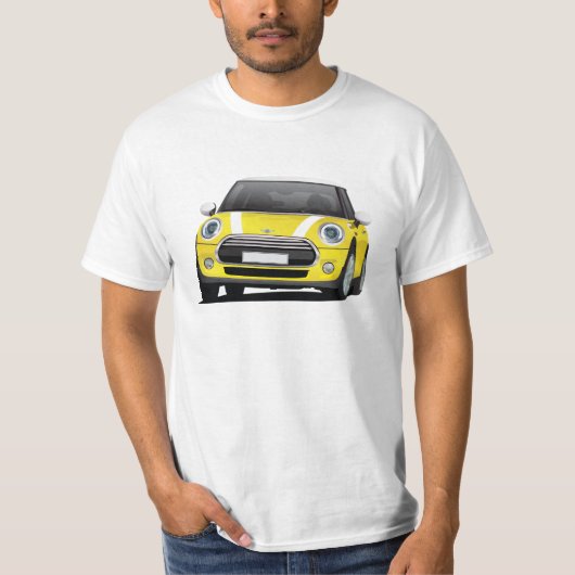Hatch Cooper, geel-wit T-shirt (Voorkant)
