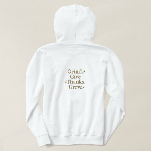 Hatch Escape: Thanksgiving-editie Hoodie (Design achterkant)