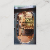 Hatch in onderzeeër visitekaartje (Achterkant)