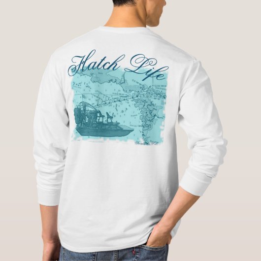 Hatch Life - Luchtboot Custom Shirt (Achterkant)
