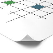 Hatch Mid Century Modern Retro Poster (Hoek)