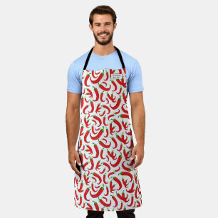 Hatch New Mexico Chili Peppers met naamplaatje Schort