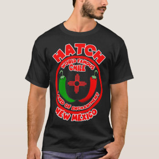 Hatch New Mexico Wereldberoemd Chili Land van Ench T-shirt
