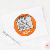 Hatch Warning Sticker (Envelop)