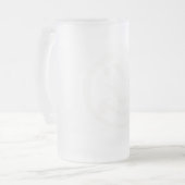Hatchan Frosted Glass Matglas Bierpul (Voorkant links)