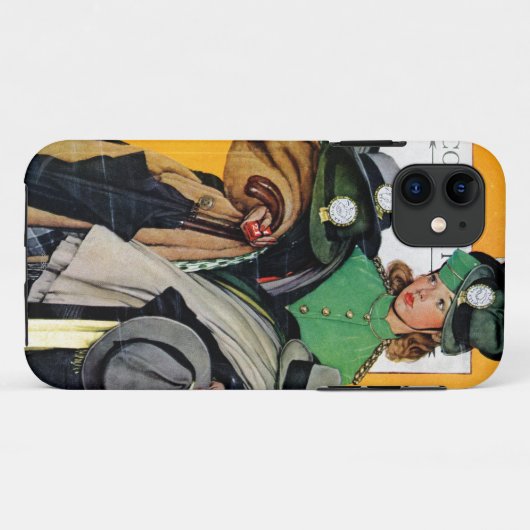 Hatcheck Girl Case-Mate iPhone Case (Achterkant (horizontaal))