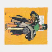 Hatcheck Girl Fleece Deken (Voorkant (Horizontaal))