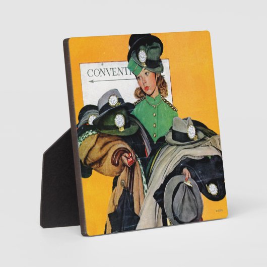 Hatcheck Girl Fotoplaat (Voorkant)