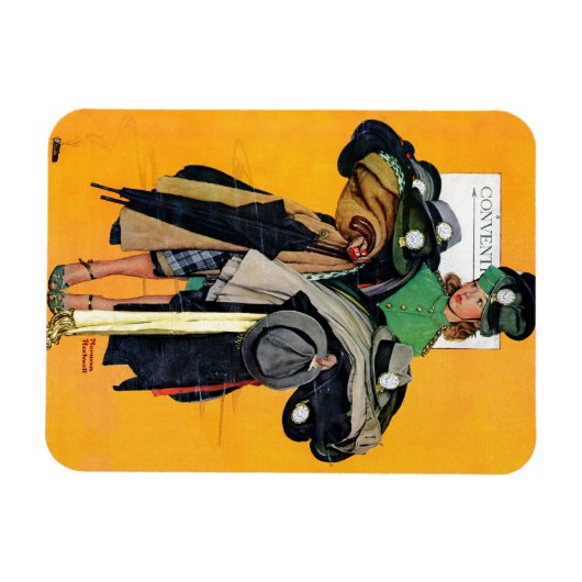 Hatcheck Girl Magneet (Horizontaal)