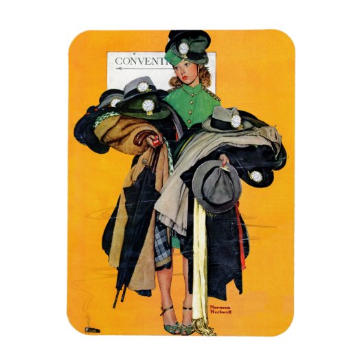 Hatcheck Girl Magneet (Verticaal)