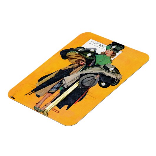 Hatcheck Girl Magneet (Linkerzijde)