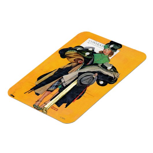 Hatcheck Girl Magneet (Linkerzijde)