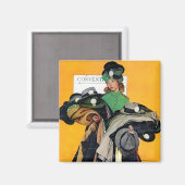 Hatcheck Girl Magneet (Voorkant / Achterkant)