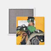 Hatcheck Girl Magneet (Voorkant / Achterkant)