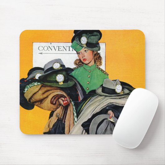 Hatcheck Girl Muismat (Met muis)