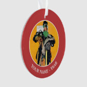 Hatcheck Girl Ornament (voorkant)