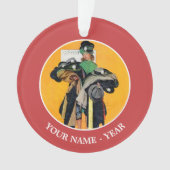 Hatcheck Girl Ornament (voorkant)