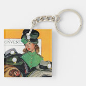 Hatcheck Girl Sleutelhanger (Achterkant)