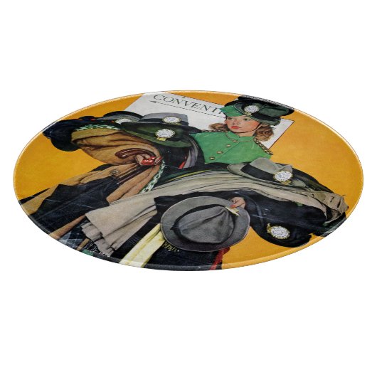 Hatcheck Girl Snijplank (Hoek)