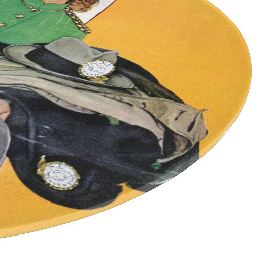 Hatcheck Girl Snijplank (Hoek)