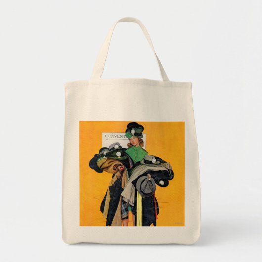 Hatcheck Girl Tote Bag (Voorkant)