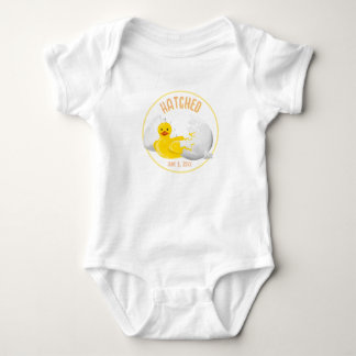 Hatched Baby Birthday Romper