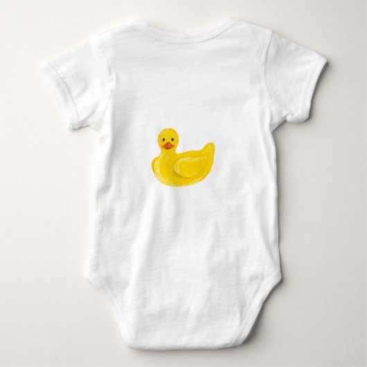 Hatched Baby Birthday Romper (Achterkant)