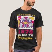Hatched in 1979 Aged to Perfeggtion T-shirt (Voorkant)