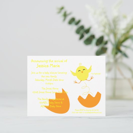 Hatched Kaart (Staand voorkant)