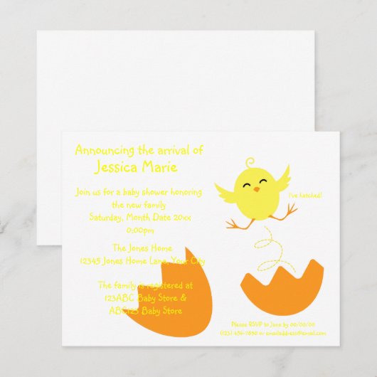 Hatched Kaart (Voorkant / Achterkant)