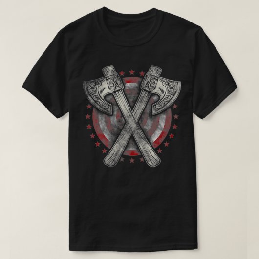 Hatchet Ae Throwing Pocket Badge  T-shirt (Design voorkant)