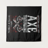 Hatchet Ax Throwing Lumberjack Beer Chance of Wandkleed (Voorkant (horizontaal))